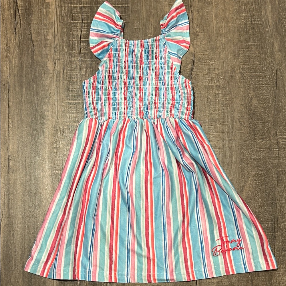 Tommy Bahama Kids Dress with Red and Blue Stripes